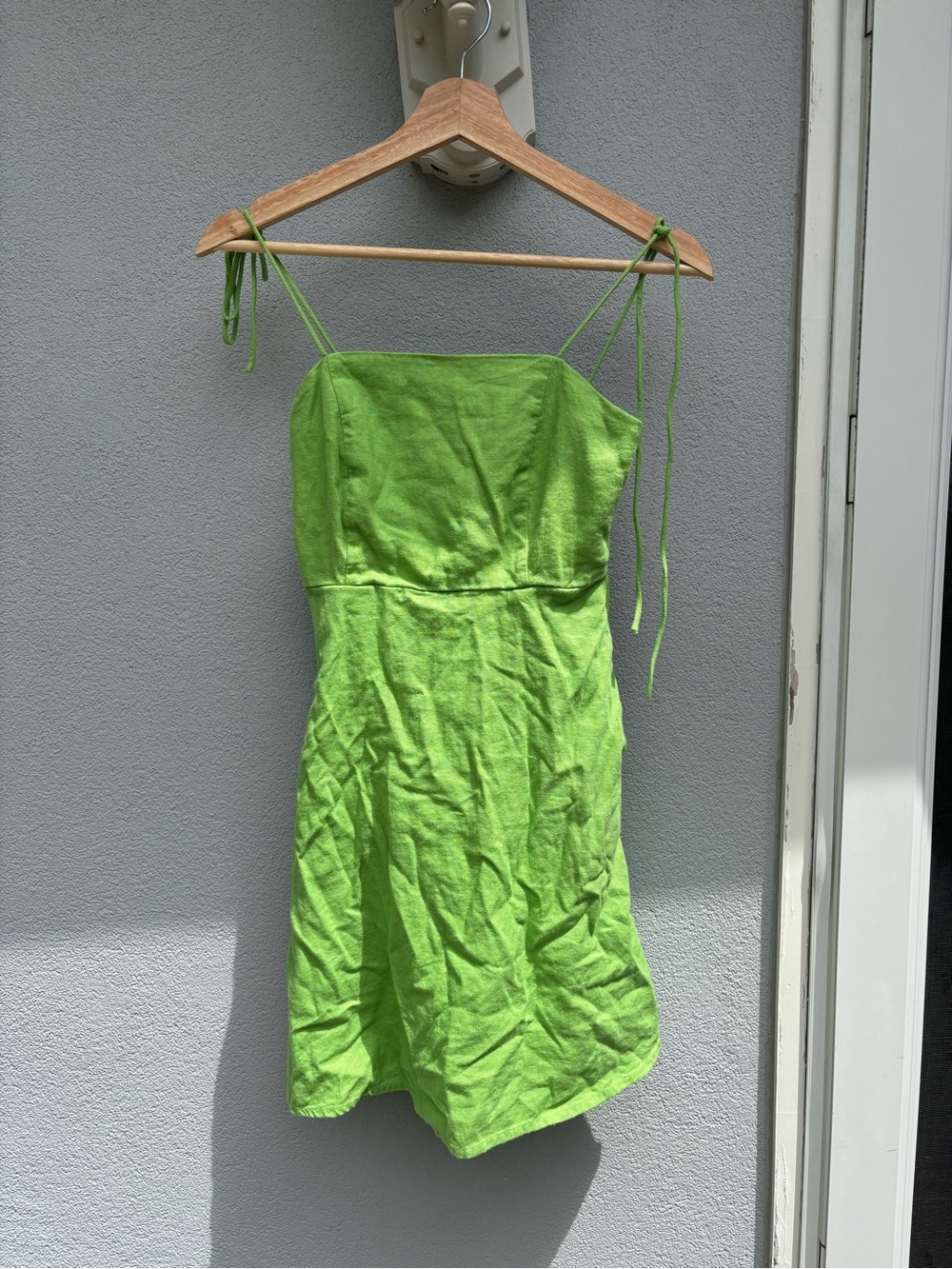 Old Navy Lime Green Spaghetti Strap Dress
